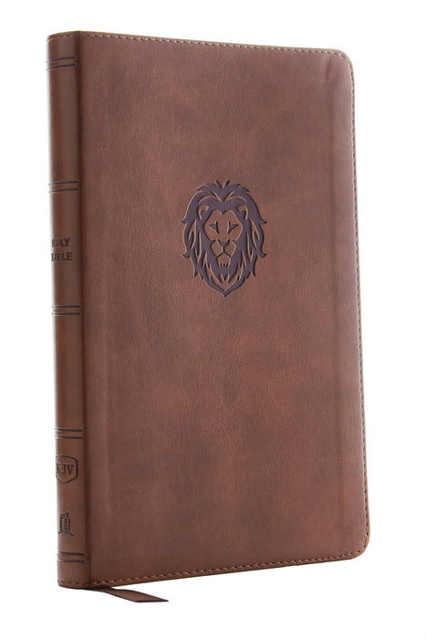 KJV Thinline Bible, Youth Edition, Brown, Red Letter