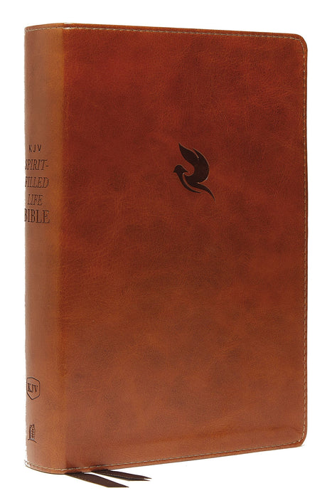 KJV Spirit-Filled Life Bible, Brown, Red Letter