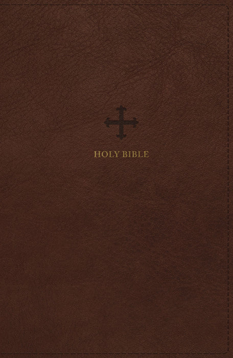 NRSV Personal Size Catholic Bible, Brown, Comfort Print