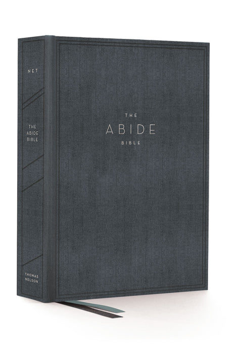 NET Abide Bible, Blue, Comfort Print