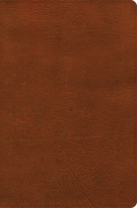 NASB Giant Print Reference Bible, Burnt Sienna LeatherTouch