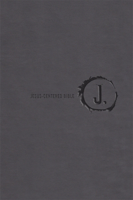 NLT Jesus Centered Bible, Charcoal
