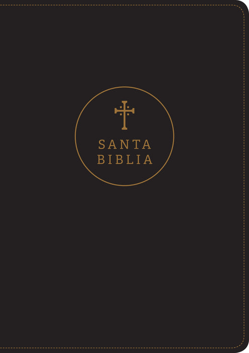 Santa Biblia RVR60, Edición de referencia ultrafina, letra g, Black, Imitaion Leather