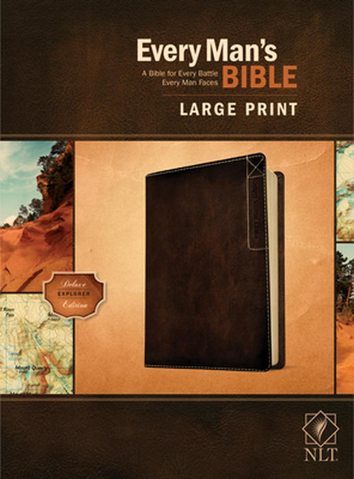NLT Every Man’s Bible, Large Print, Deluxe Explorer Edition