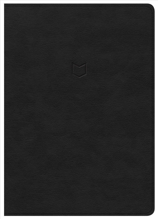 CSB He Reads Truth Bible, Black Leathertouch Indexed