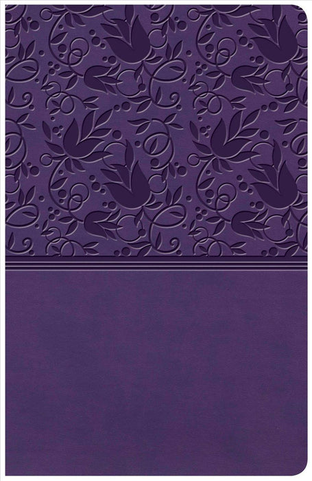 KJV Large Print Personal Size Reference Bible, Purple