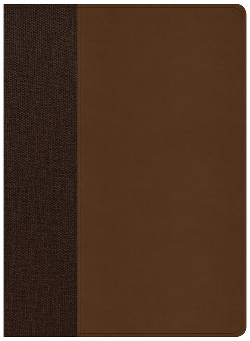CSB Life Essentials Study Bible, Brown LeatherTouch, Indexed