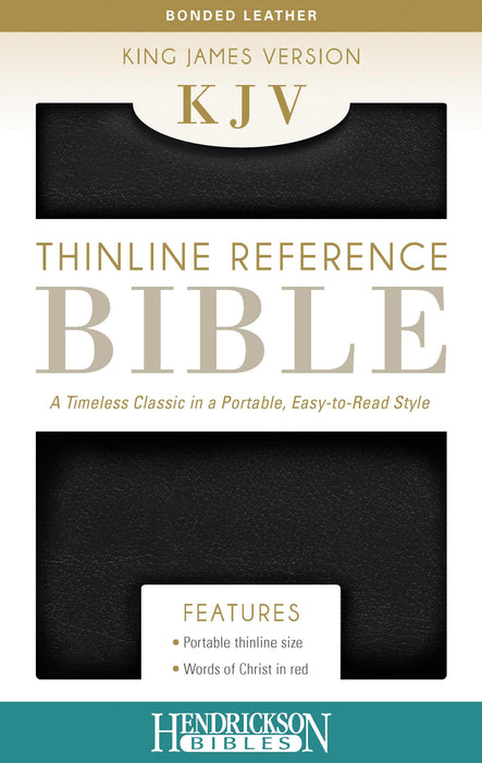 KJV Thinline Reference Bible, Black