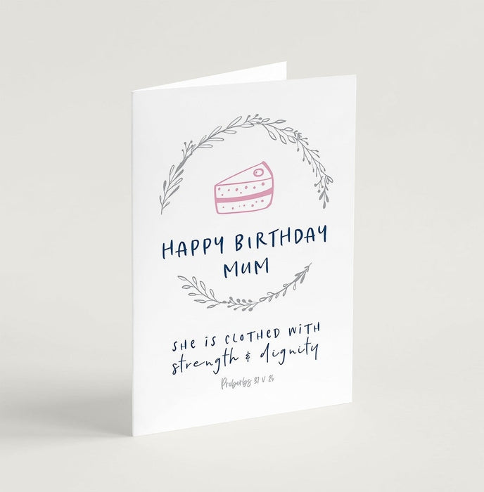 Happy Birthday Mum Greeting Card