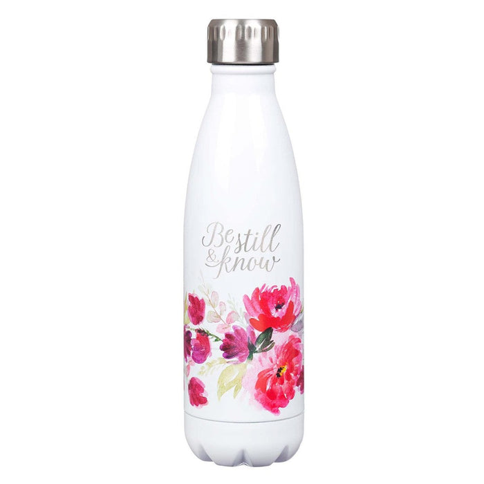 Stainless Steel Water Bottle: Be Still