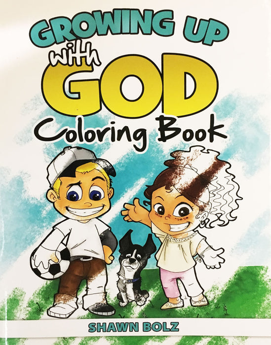 Growing Up With God Colouring Book