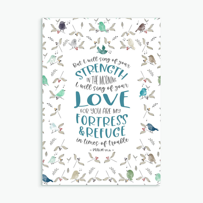 I Will Sing Greeting Card