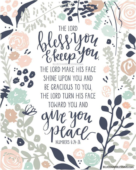 The Lord Bless You A4 Print